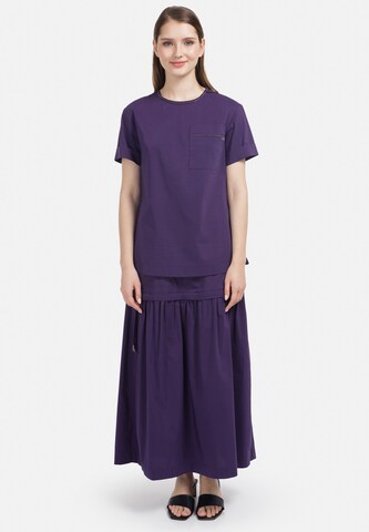 T-shirt HELMIDGE en violet