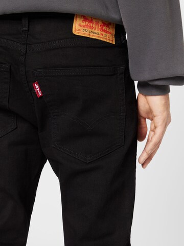 Effilé Jean '512 Slim Taper Lo Ball' LEVI'S ® en noir