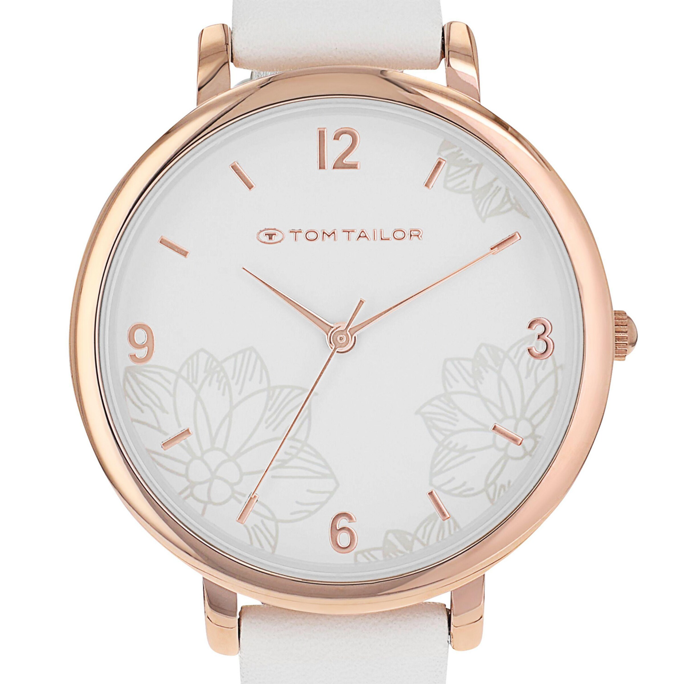TOM TAILOR Analog Watch in White