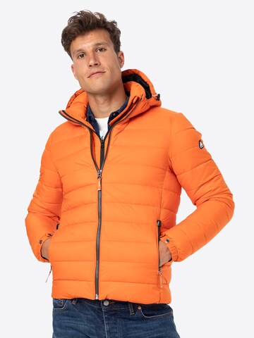 Superdry Демисезонная куртка 'Fuji' в Оранжевый: спереди