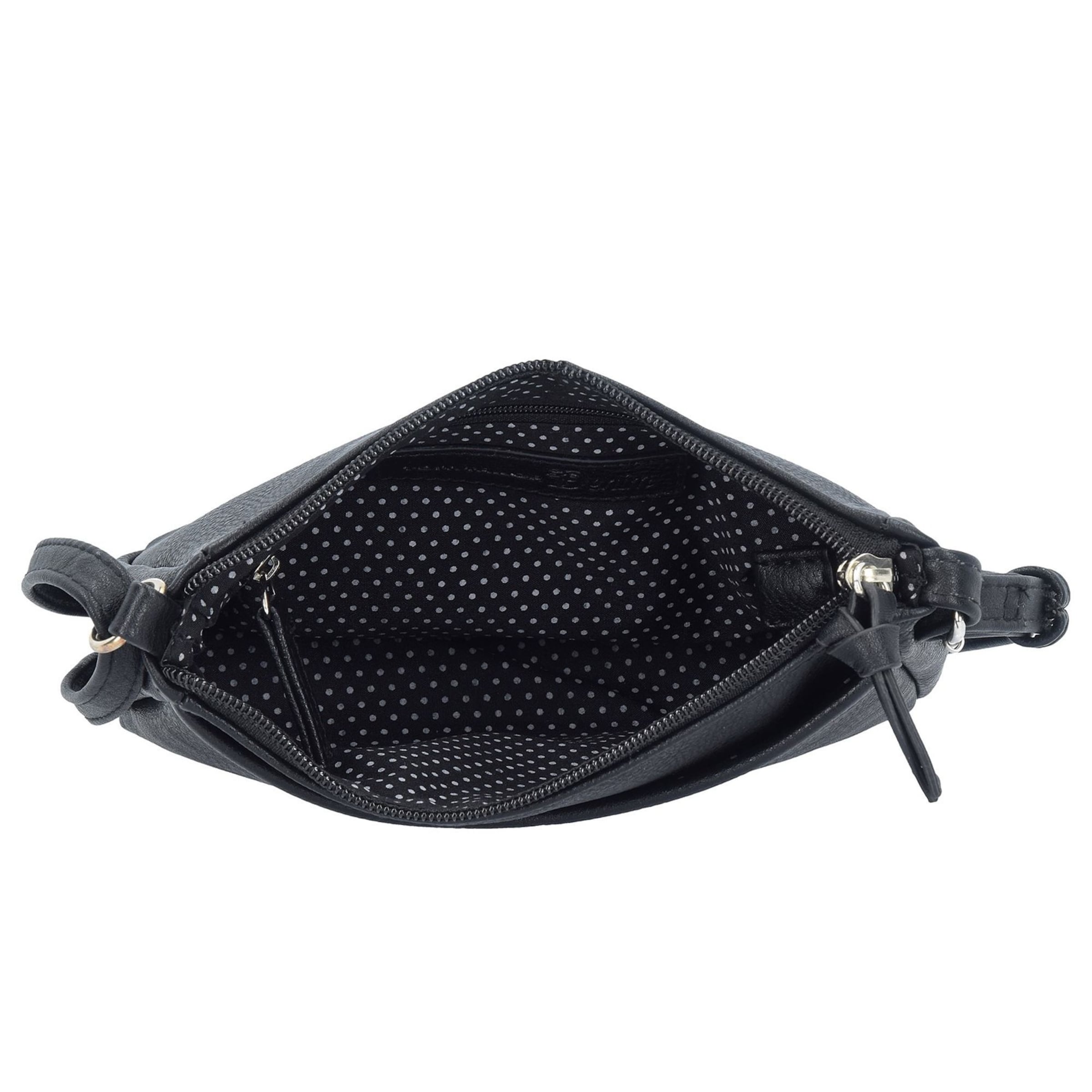 juoda TOM TAILOR DENIM Rankinė su ilgu dirželiu