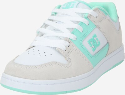 DC Shoes Låg sneaker 'MANTECA' i mörkbeige / mint / vit, Produktvy