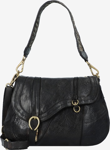 Campomaggi Shoulder Bag in Black: front