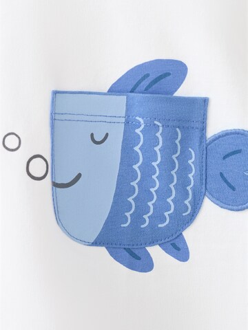 MANGO KIDS Majica 'M2FISH' | bela barva