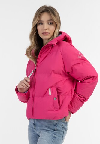 Schmuddelwedda Weatherproof jacket 'Halee' in Pink: front