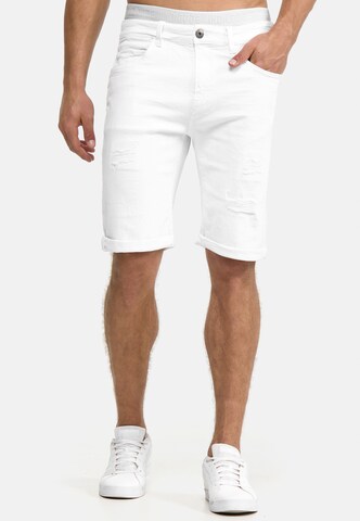 INDICODE JEANS Regular Jeans 'Caden' in White: front