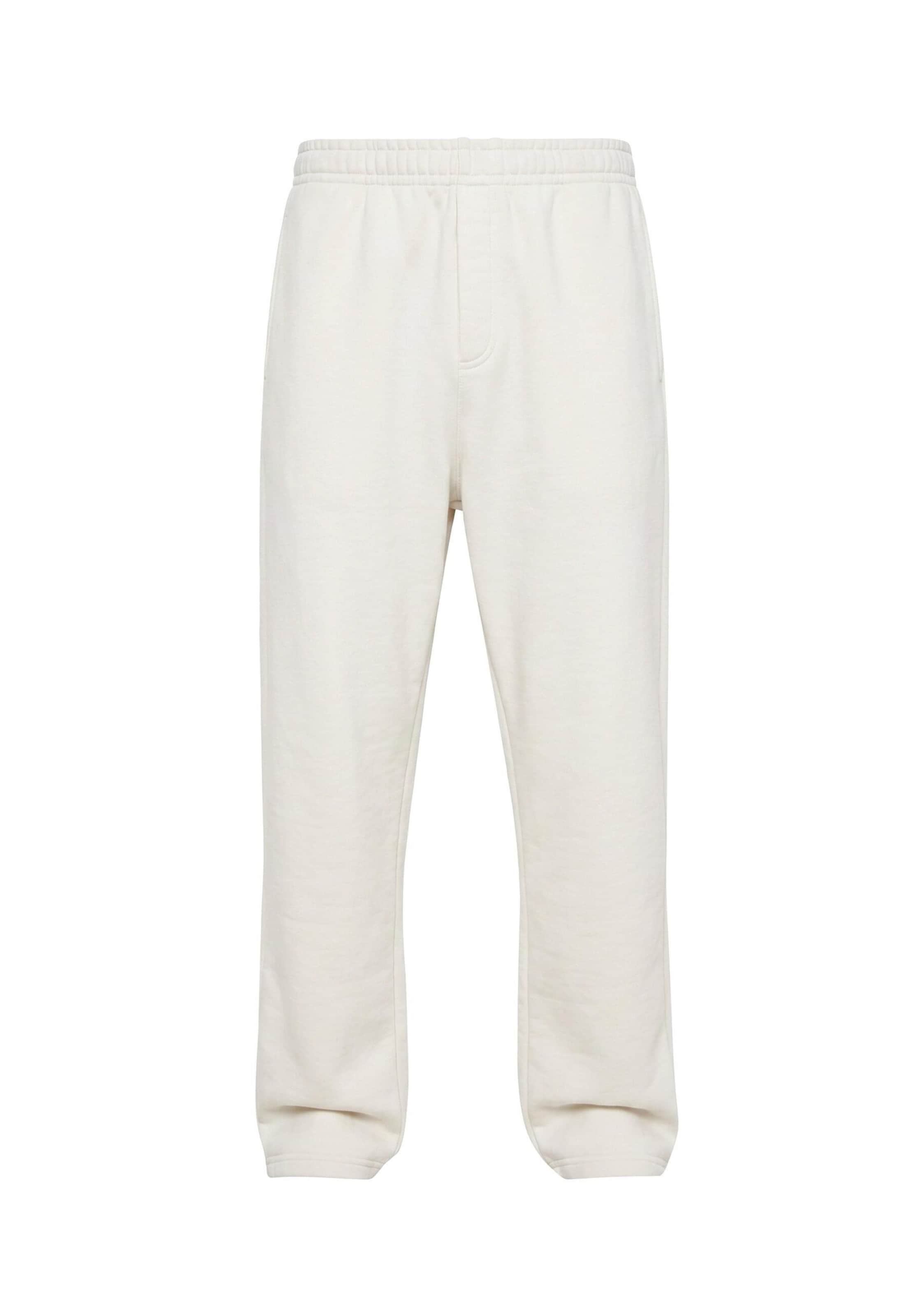 Urban Classics Regular Broek in Wit: voorkant