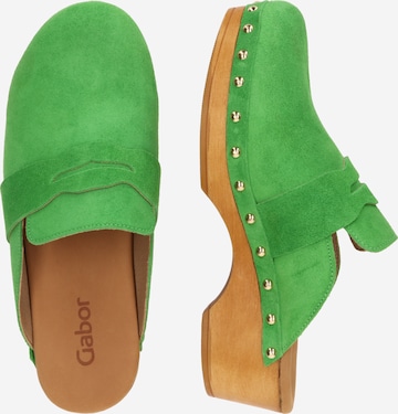 GABOR Pantofle – zelená