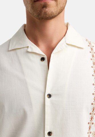 INDICODE JEANS Regular fit Overhemd 'Cotta' in Wit