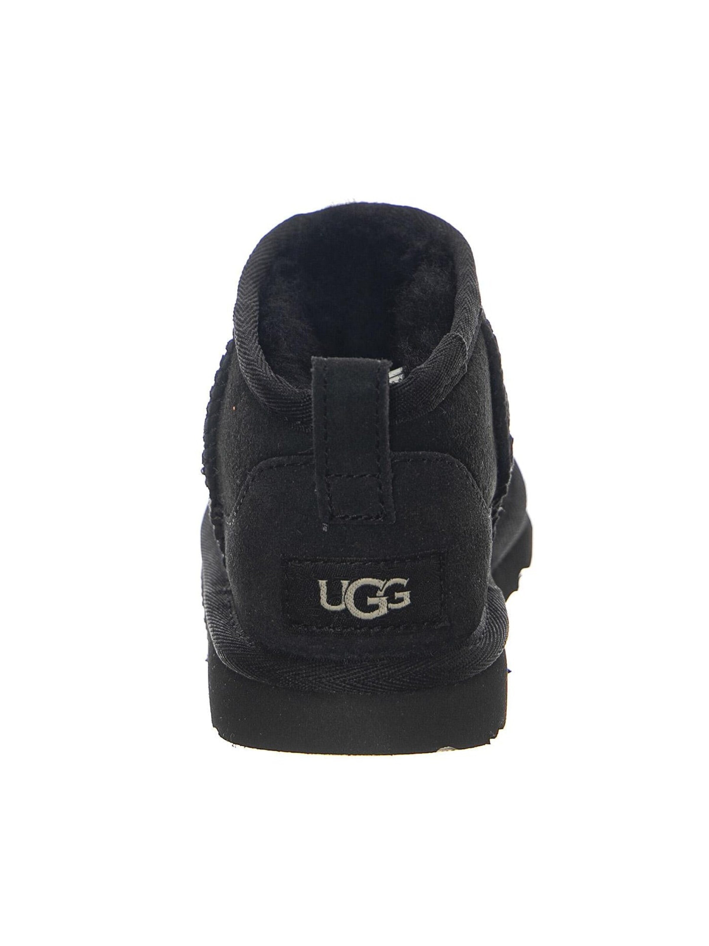 UGG Boot 'Kids' Classic Ultra Mini Black Boots' in Black