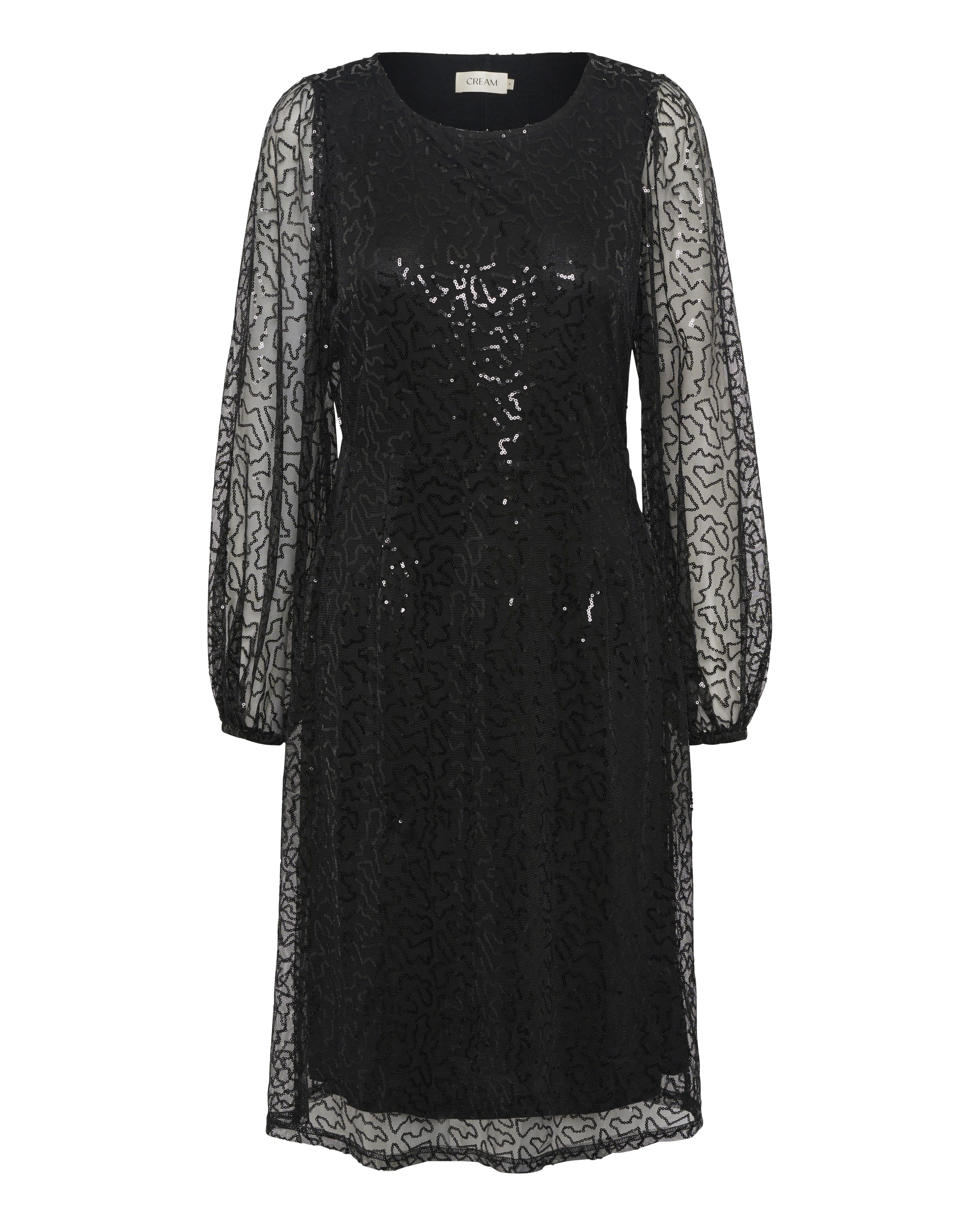 juoda Cream Kokteilinė suknelė 'CR Shima': priekis