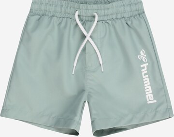 Hummel - Calções de banho 'Bondi' em verde: frente