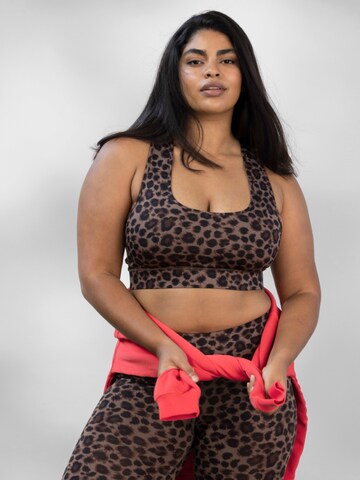 Hey Honey Bustier Sport-BH in Grau