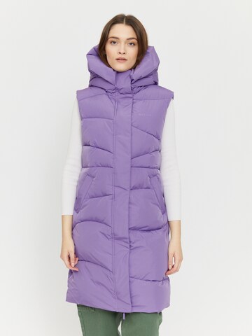 mazine Vest ' Wanda Vest ' in Purple: front