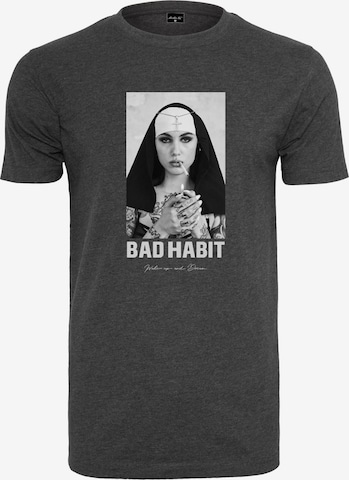 MT Men T-Shirt 'Bad Habit' in Grau: predná strana