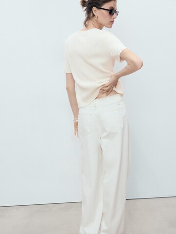 MANGO Knit cardigan 'TOTI' in Beige