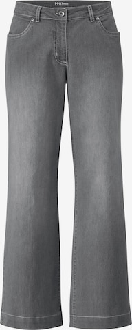 Dollywood Wide Leg Jeans in Grau: predná strana