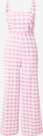 Monki Jumpsuit in Pink: front