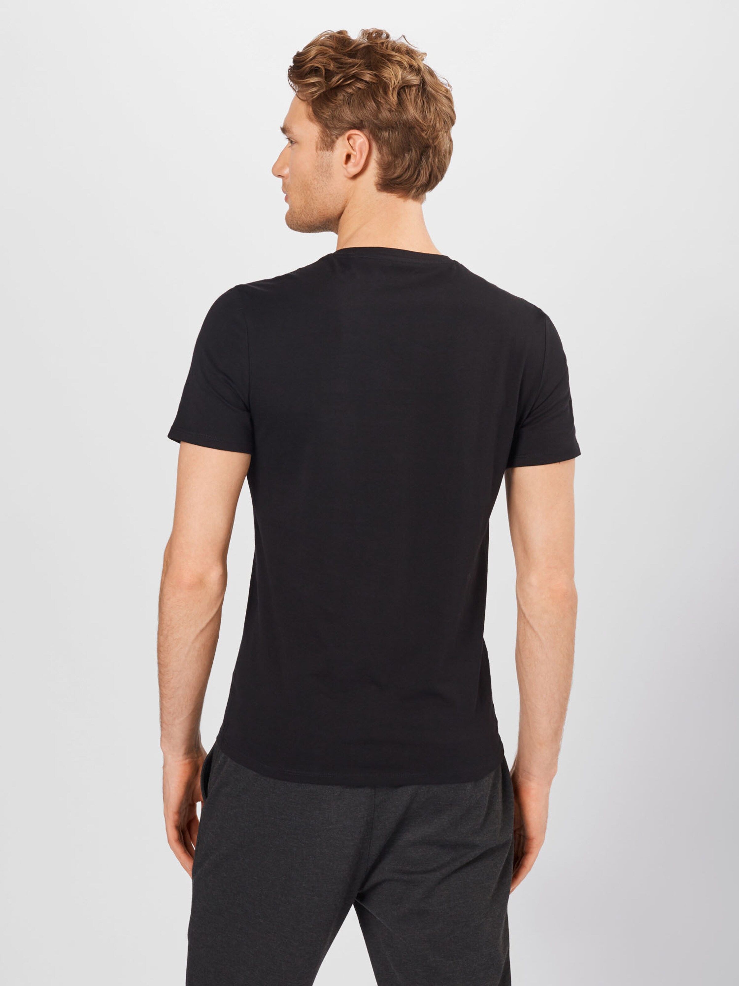 Männer Shirts GUESS T-Shirt in Schwarz - MG02725 Männer Shirts GUESS T-Shirt in Schwarz - MG02725