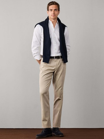 Hackett London Slim Fit Hemd in Weiß
