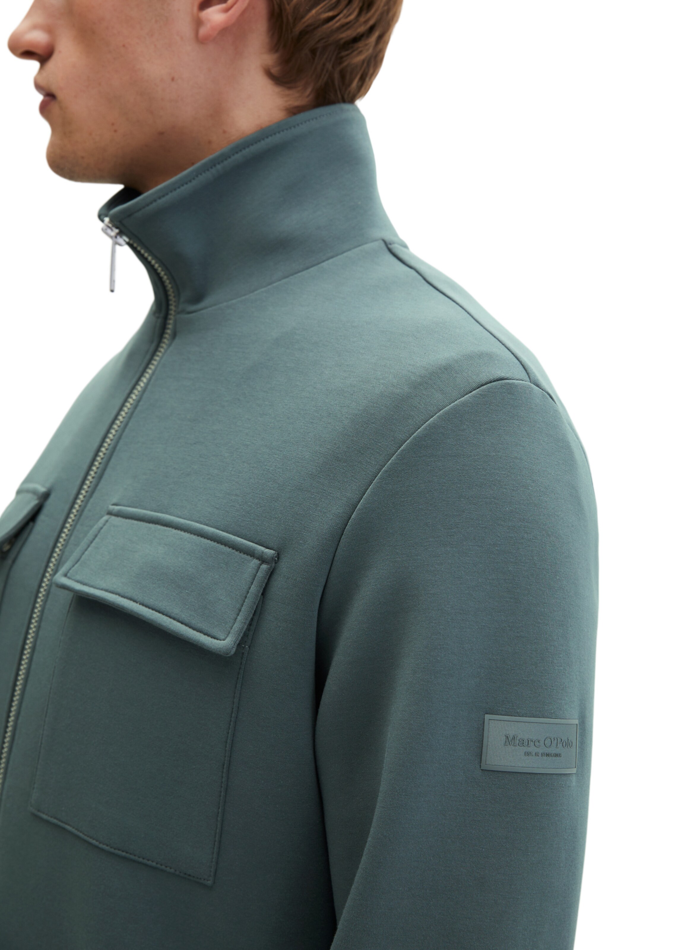 Marc O'Polo Sweat jacket in Green