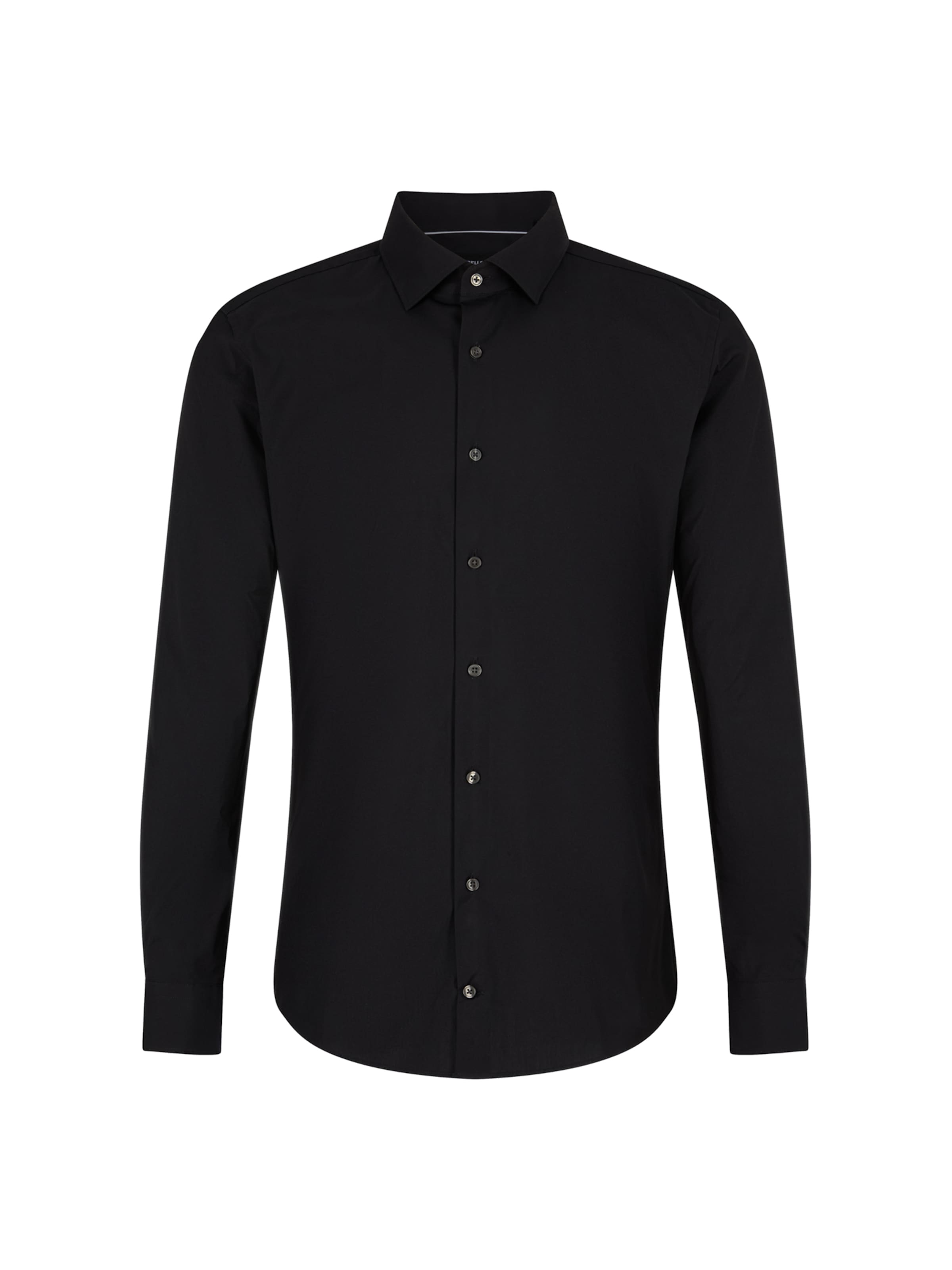 Coupe slim Chemise business ' Santos ' STRELLSON en noir : devant
