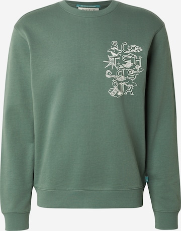 SCOTCH & SODA Sweatshirt in Green: front