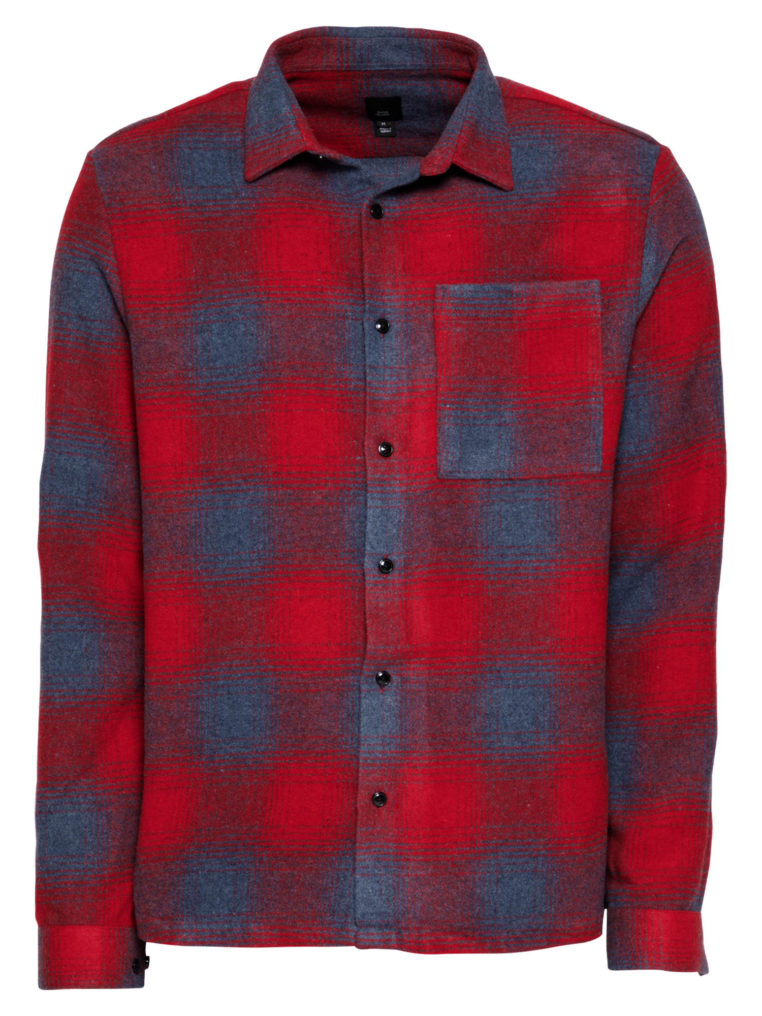 Camicie da uomo oglqe River Island Camicia in Rosso 