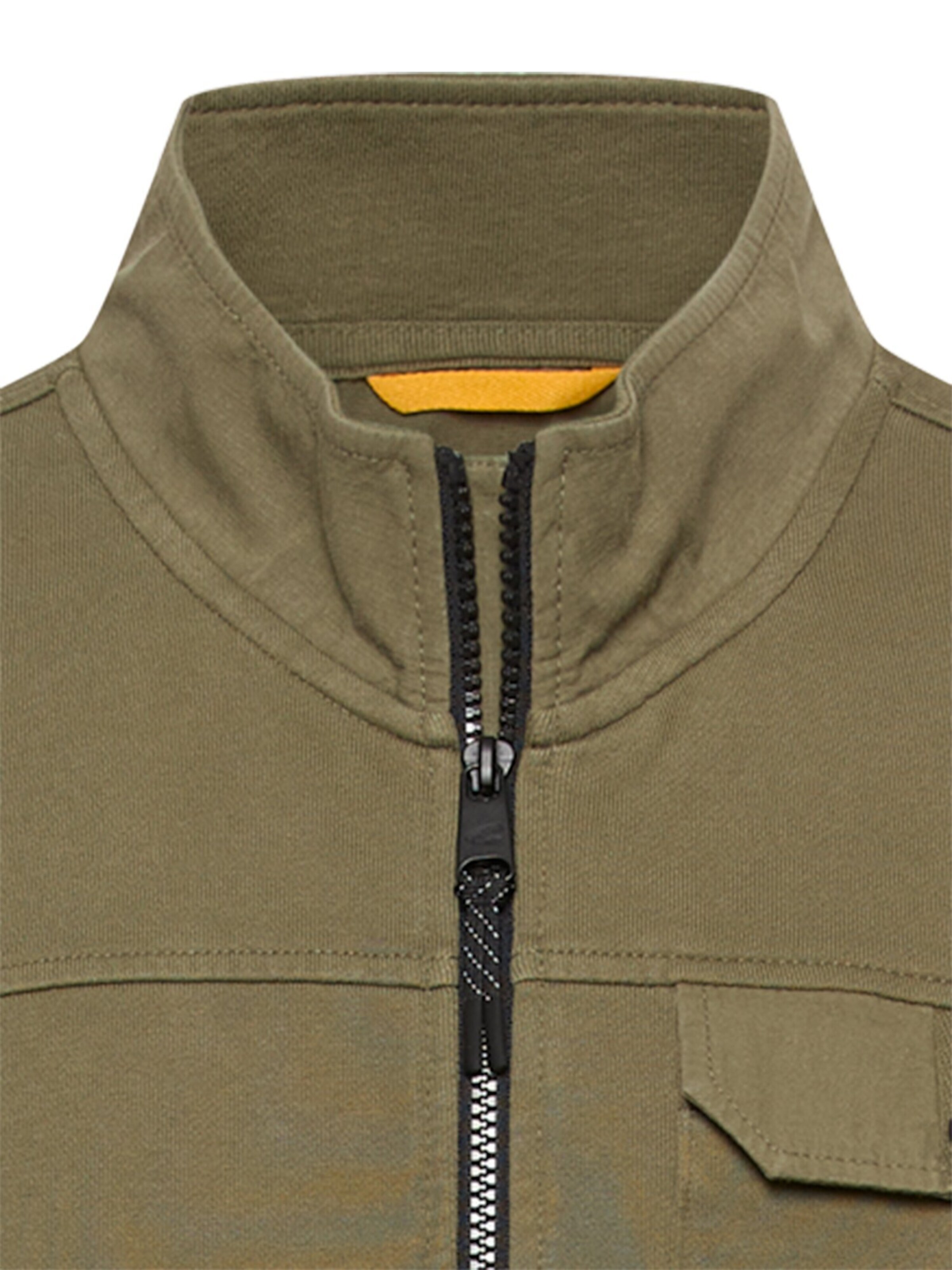 CAMEL ACTIVE Zip-Up Hoodie in Green