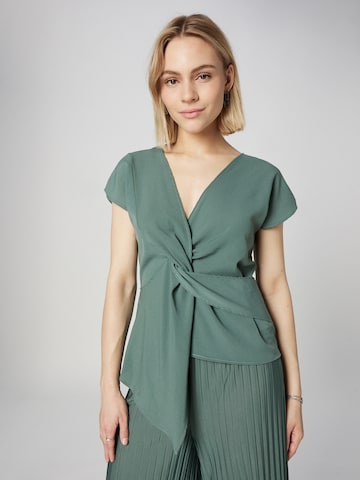 Guido Maria Kretschmer Women Blouse 'Felicia' in Groen: voorkant