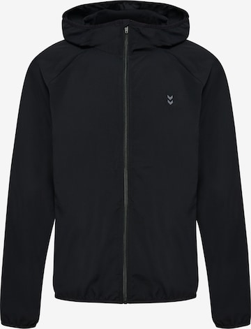 Hummel Urheilullinen collegetakki 'Pulse' värissä musta: etupuoli