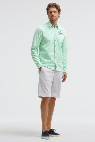 Gaastra Slim fit Button Up Shirt in Green