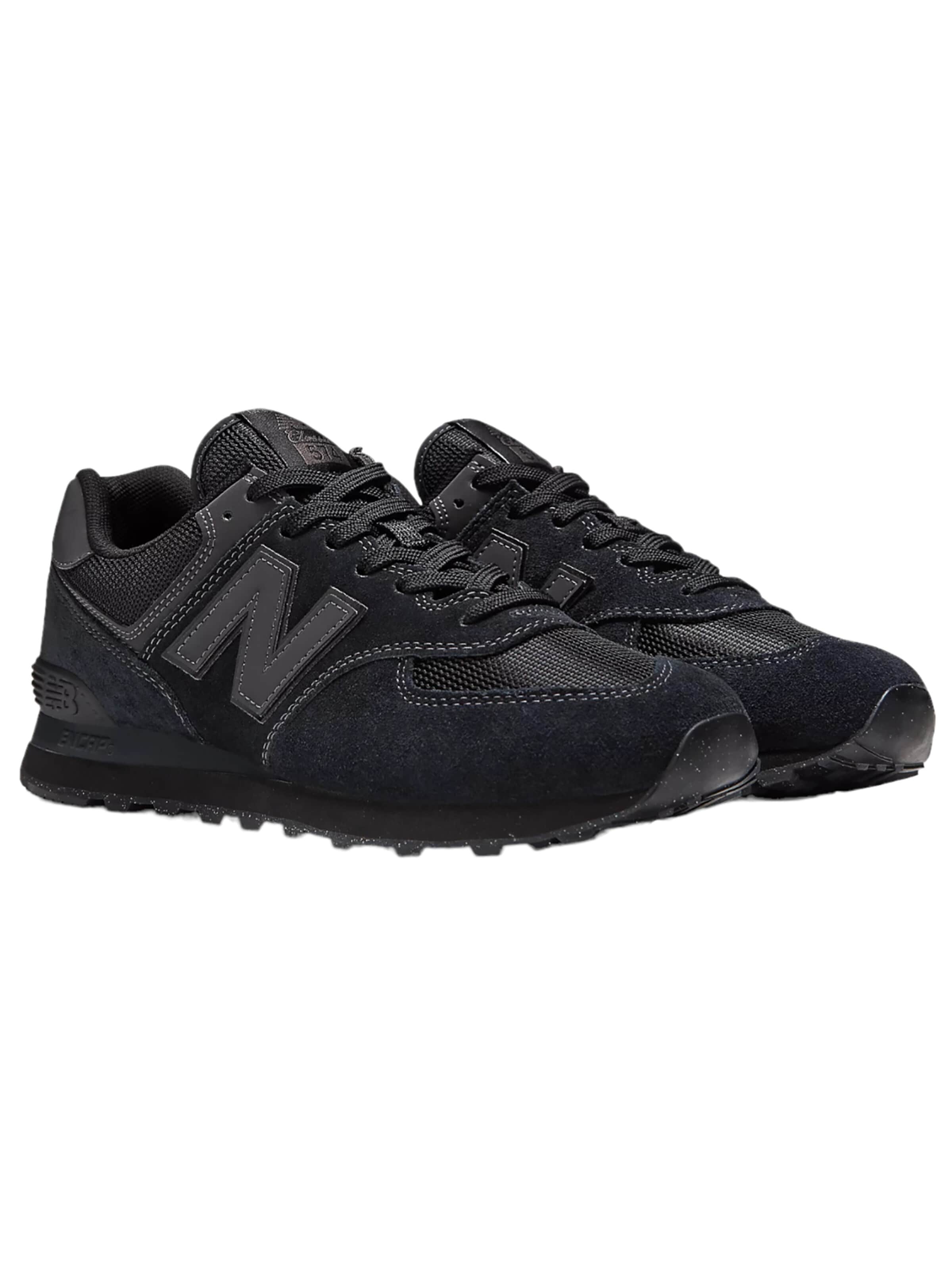 Sneaker bassa 'Uniex 574' di new balance in nero: frontale