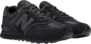 Sneaker bassa 'Uniex 574' di new balance in nero: frontale