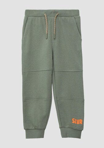 s.Oliver Wide Leg Hose in Grün: Vorderseite