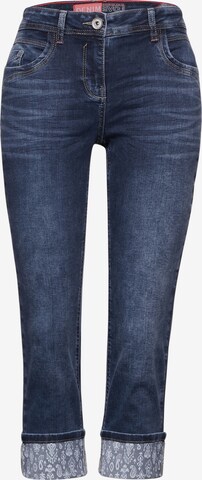 CECIL Slimfit Jeans 'Scarlett' in Blauw: voorkant