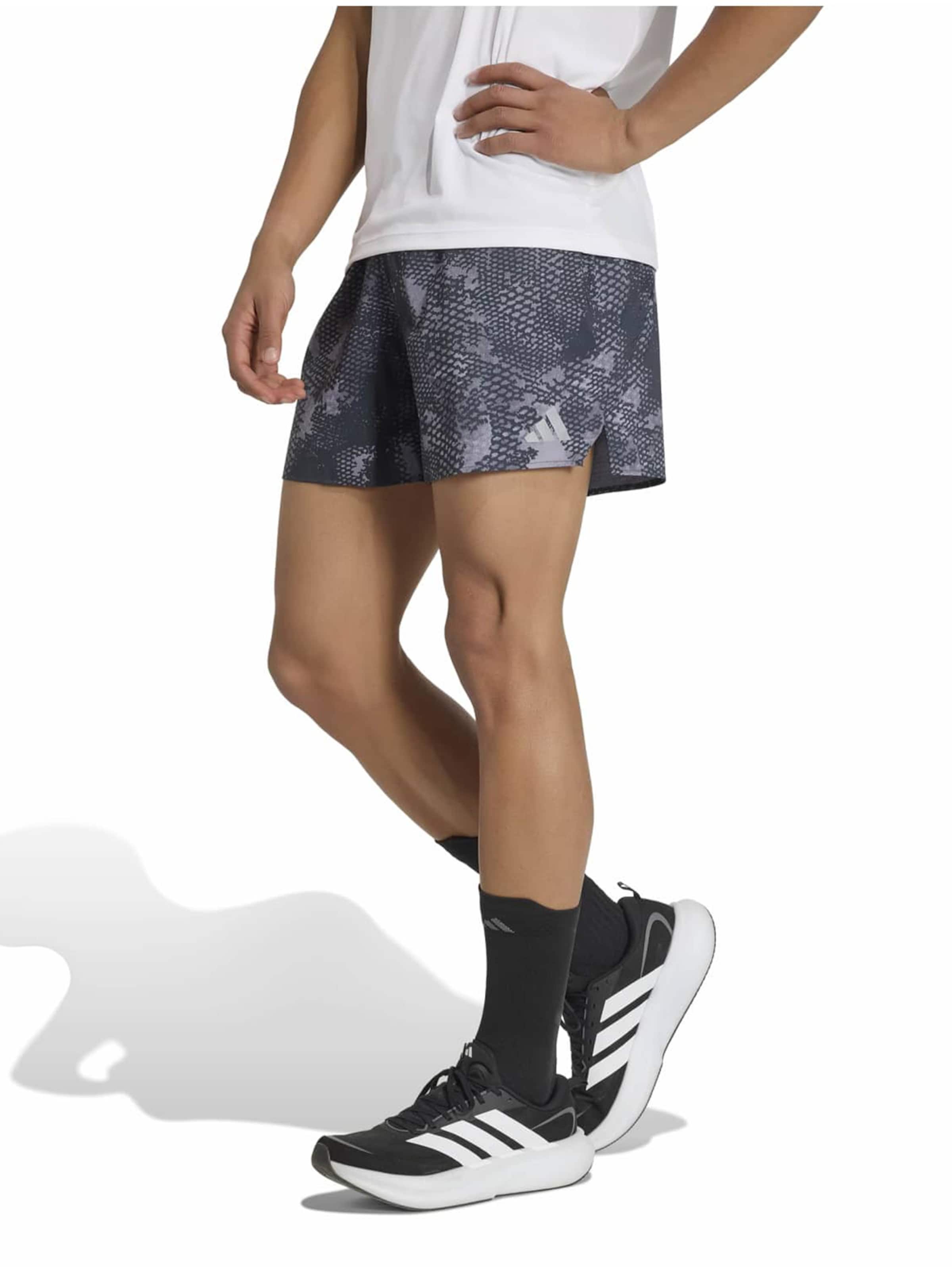 pelēks ADIDAS PERFORMANCE Standarta Sporta bikses: no priekšpuses