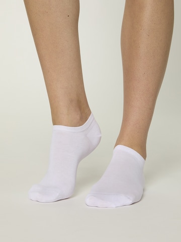 Chaussure basse ' Unisex Colour Sneaker farbige Füßlinge kurz ' Nur Die en blanc : devant