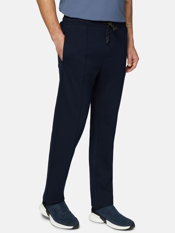 Boggi Milano Regular Broek in Blauw: voorkant