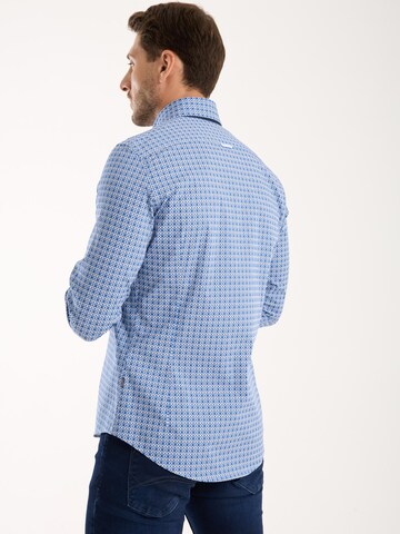 Slim fit Camicia business di 7Camicie in blu