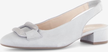 GABOR Slingpumps in Grau: Vorderseite