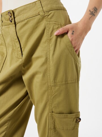 Effilé Pantalon cargo TOM TAILOR en vert