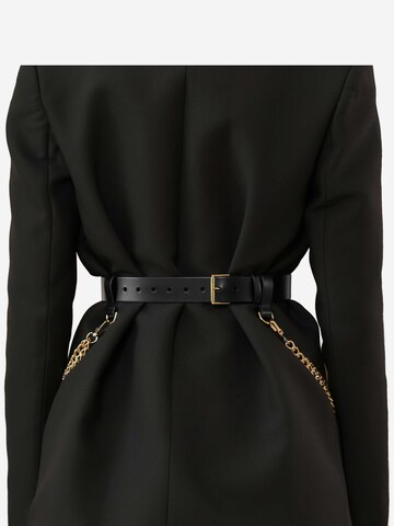 Haute Cuir Riem 'Neris Chained Belt' in Zwart