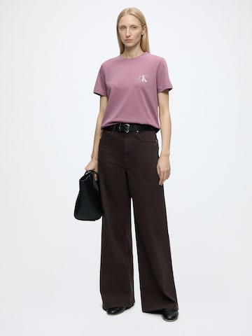 lillā Calvin Klein Jeans T-Krekls