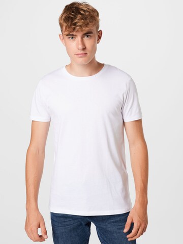 TOM TAILOR DENIM Koszulka w kolorze biały: przód