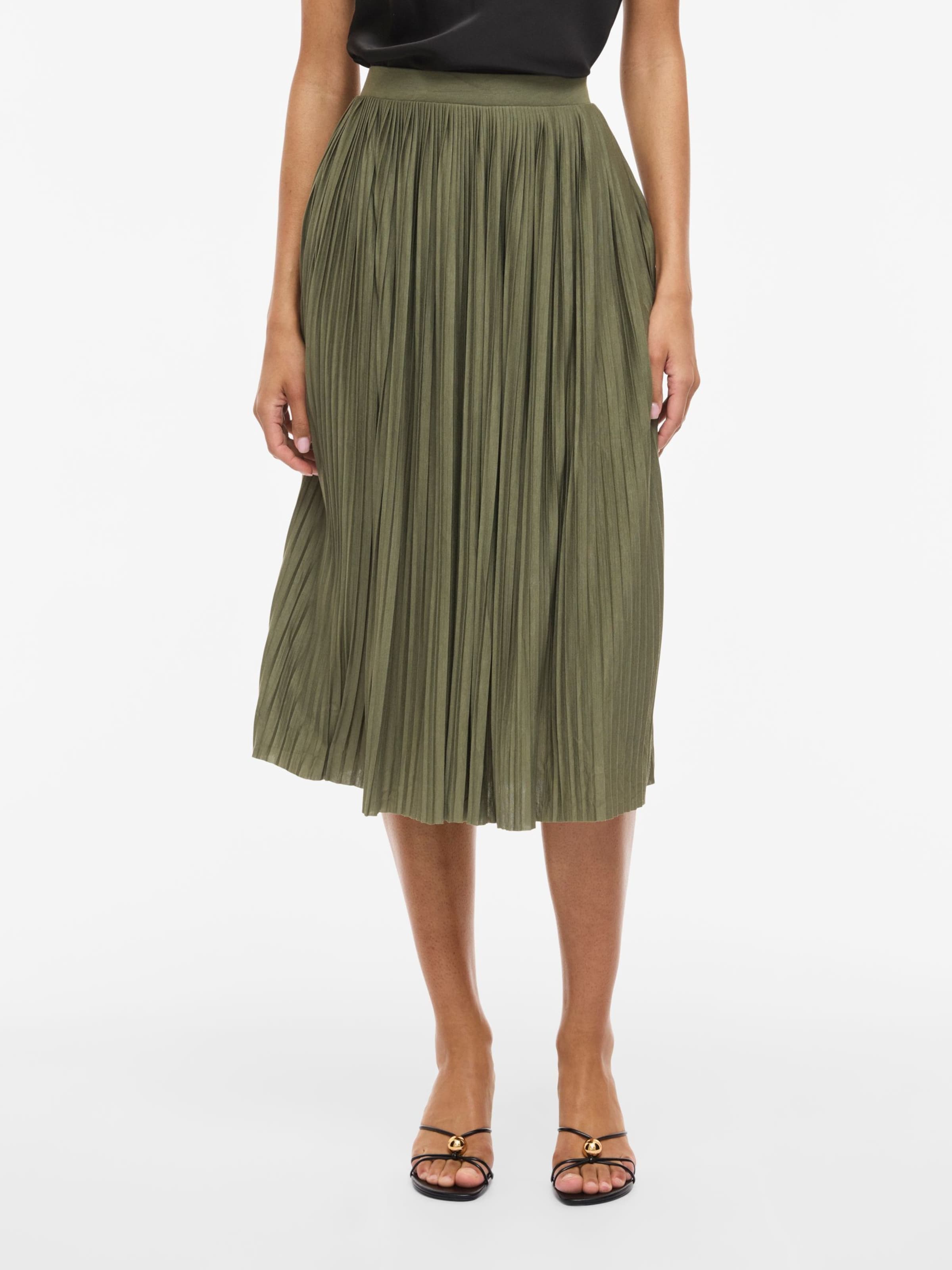 VILA Nederdel 'VIPLIS' i grøn: forside