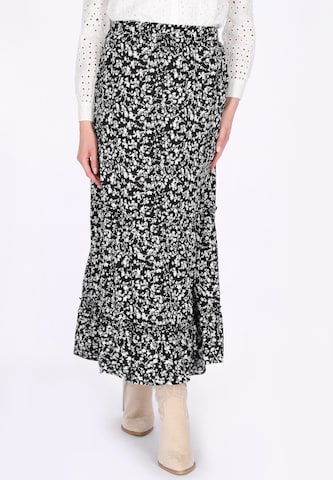 usha FESTIVAL Skirt in Black: front
