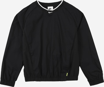 juoda Nike Sportswear Megztinis be užsegimo: priekis