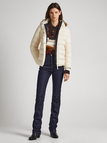 Pepe Jeans Winter Jacket 'MAY' in Beige