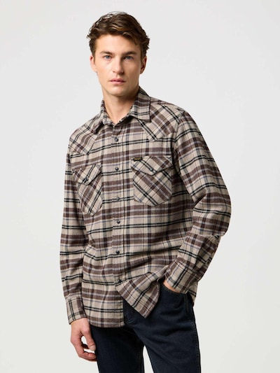 WRANGLER Hemd 'Western Shirt' in beige, Produktansicht